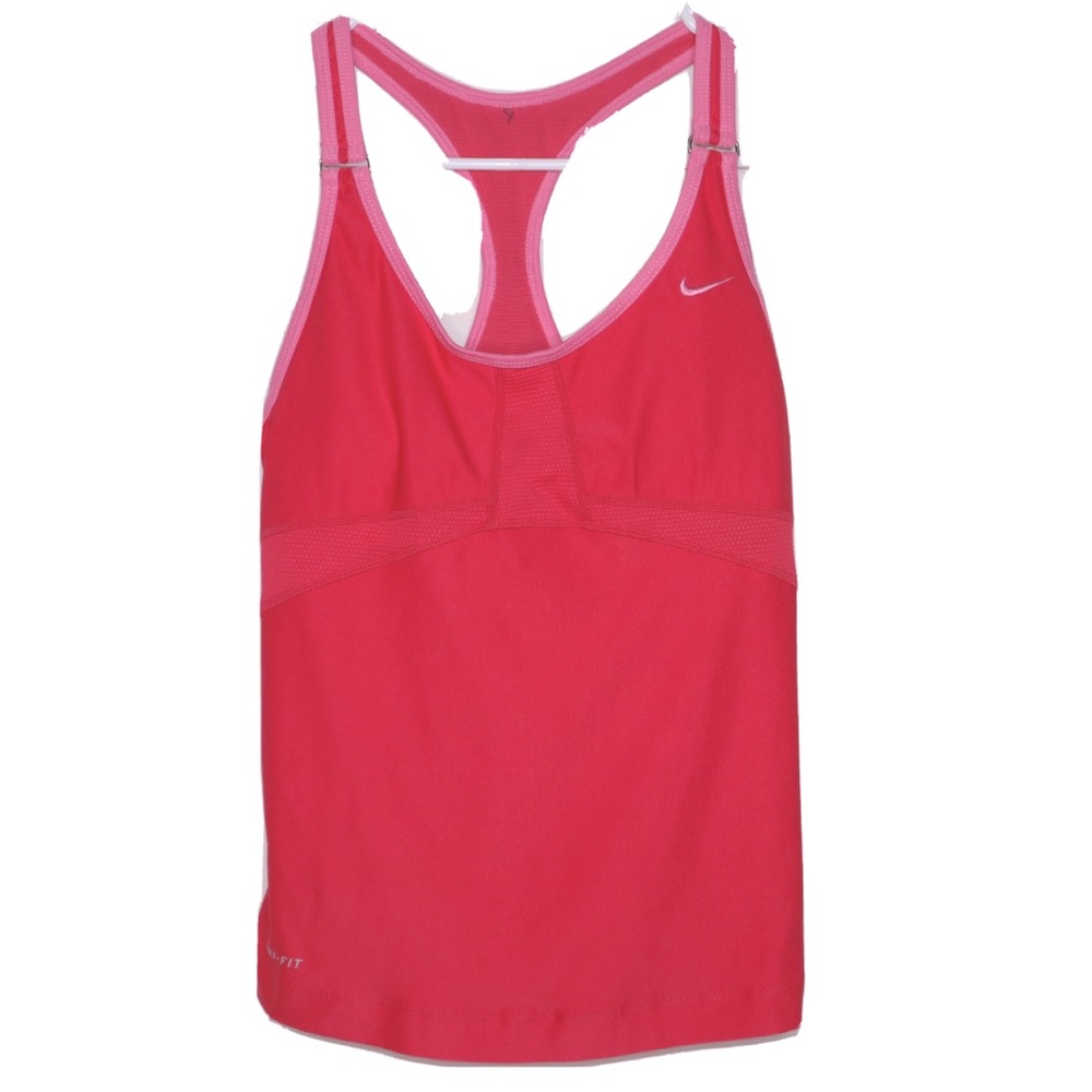 Nike dri-fit pink tank top with pockets and buckles XS